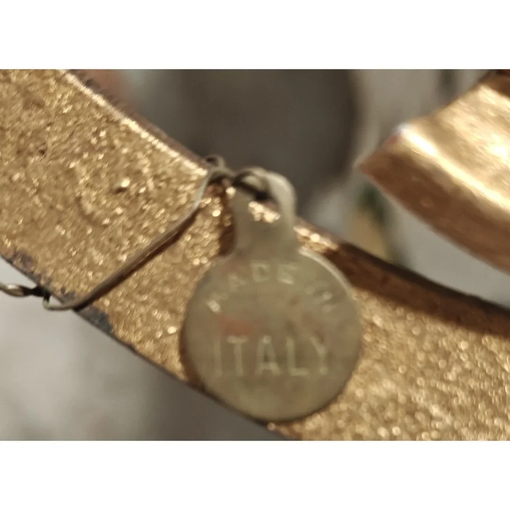 Vintage mid Century‎ Italian Gold Gilt Large Wall Sconces